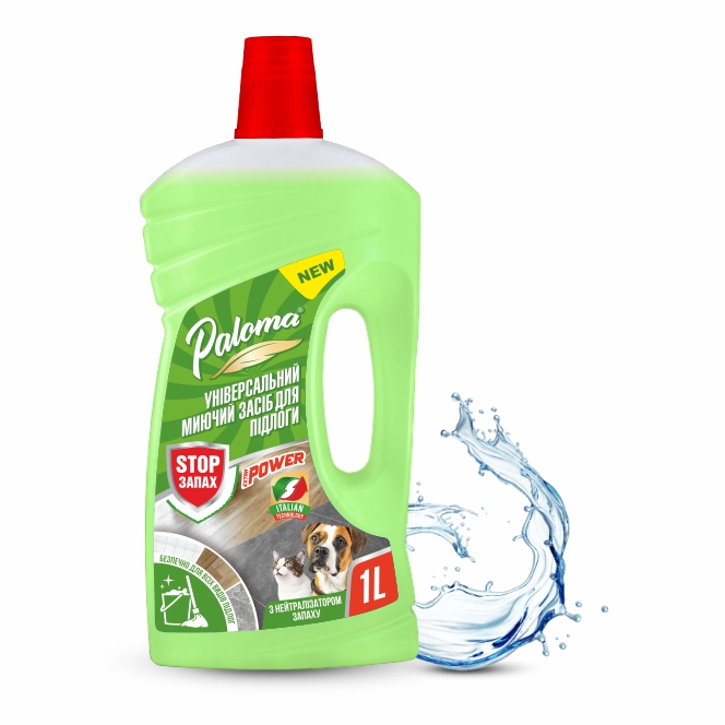 Засіб для миття підлоги Paloma з нейтралізатором запаху, 1000мл